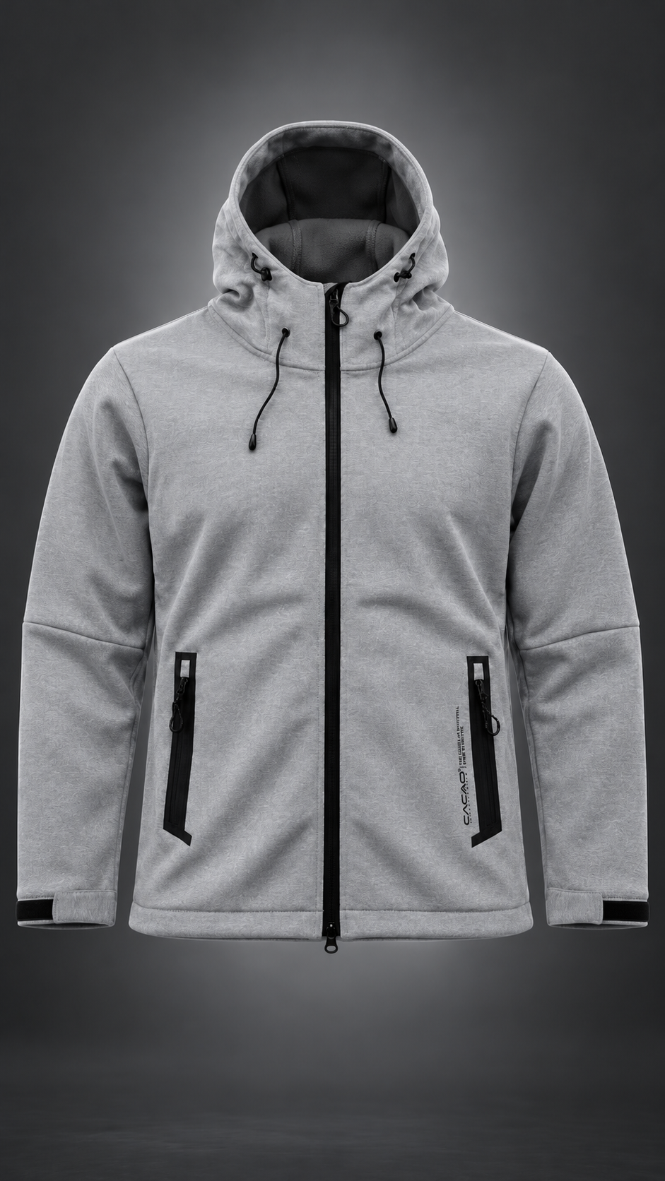 Men’s Softshell Jacket – Light Grey