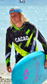 Blue Spirit Coral men’s rashguard CACAO Beachwear™️ with UV Protection