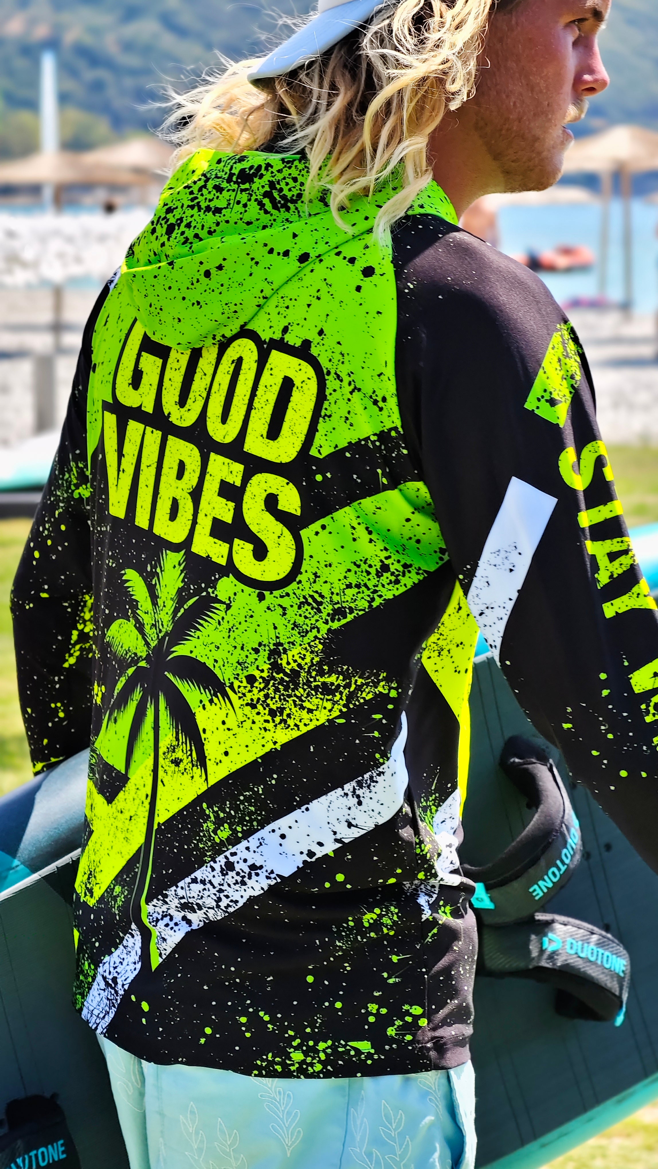 Blue Spirit Coral men’s rashguard CACAO Beachwear™️ with UV Protection