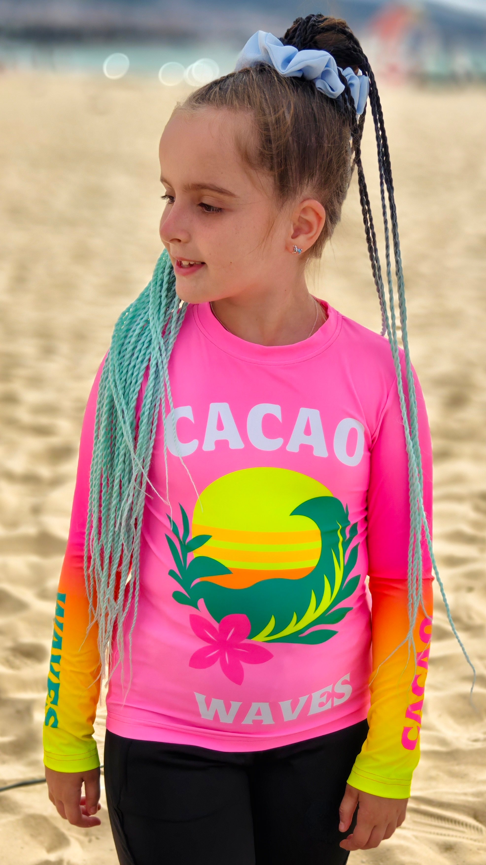 Sunshine children’s rashguard CACAO Beachwear™️ with UV Protection
