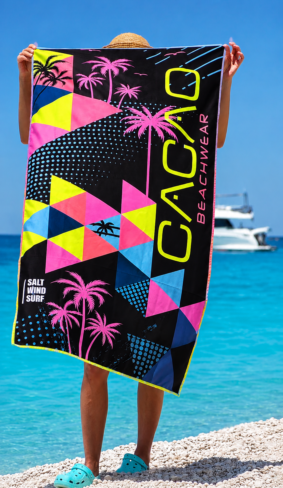 CACAO NanoDry Ultra Beach Towel 75 × 160 cm